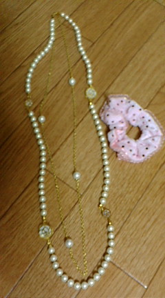 ネックレス＆しゅしゅ.