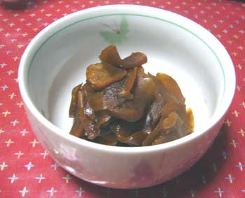 新ショウガの佃煮