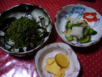 野菜の箸やすめ