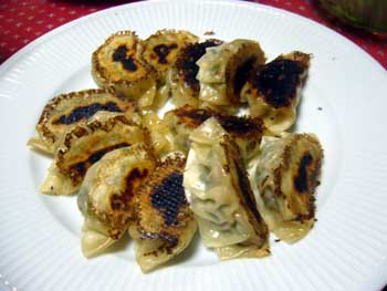 モロヘイヤの餃子