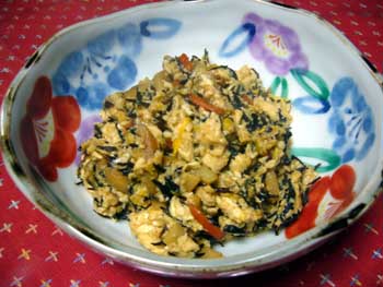ひじき炒り豆腐