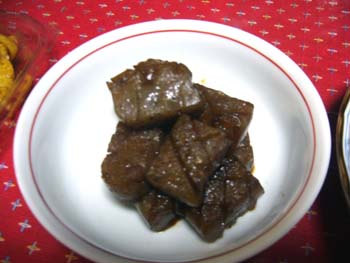 こんにゃくの辛味ソティー