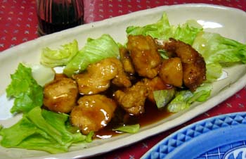 鶏のあんかけ