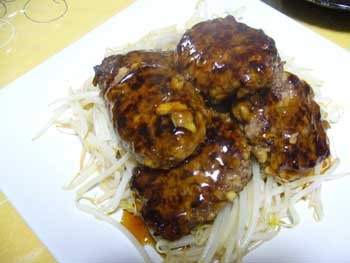 筍入りハンバーグ