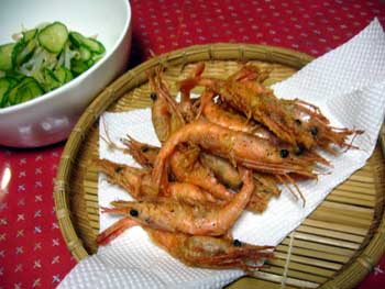 甘エビのから揚げ