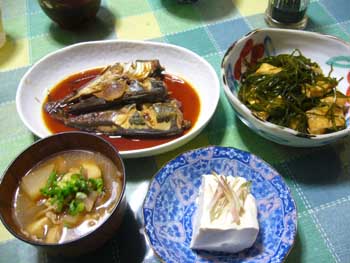 さっぱり夕飯