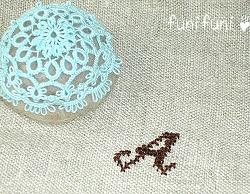 Ａの刺繍♪