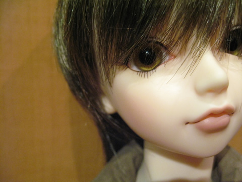 ショートウィッグとつなぎの橙子さん