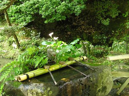 吉水神社手水