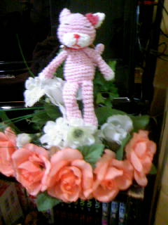 私の分身　お花の中のももえ