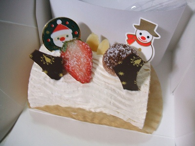 ラベイユのクリスマスケーキ