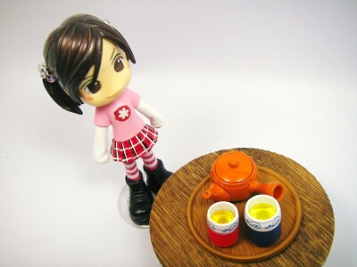 食後のお茶は口臭を防ぐんだよ～