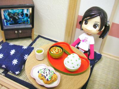 和食なので畳部屋に並べてみました