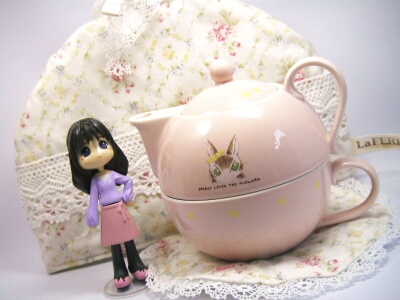 愛用のお茶セットで～す