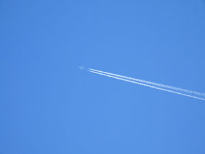飛行機雲その2