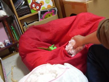 洗濯だぁ～（Ｔ▽Ｔ）