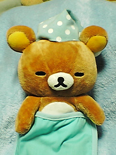 でも、ぐっすり・・・