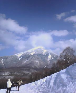 冬の蓼科山