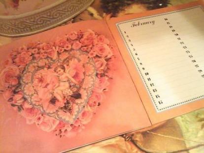 シンシアハーツ　ヴィクトリアーナカレンダー2010の付録のダイアリー