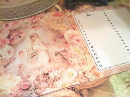 シンシアハーツ　ヴィクトリアーナカレンダー2010の付録のダイアリー