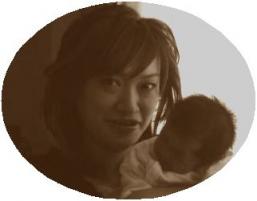 さき出産後病院で撮った写真