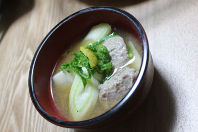 イワシのつみれ汁