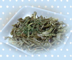 キノコバター炒め