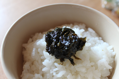 自家製ごはんですよ。