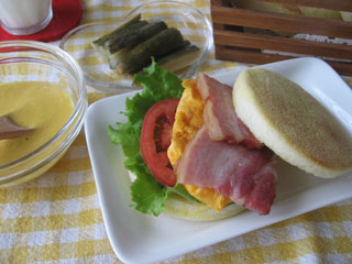 マフィンサンド