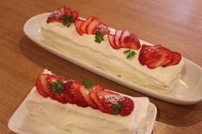 スリムショートケーキ