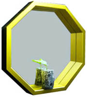 八角ミラー　奥行きありタイプ