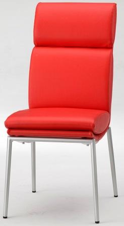 ダイニングチェア（椅子）レッド