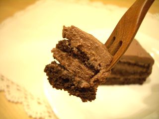 豆腐ガナッシュクリームで作ったチョコケーキ２