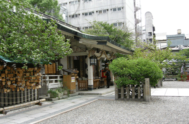 お初天神　露天神