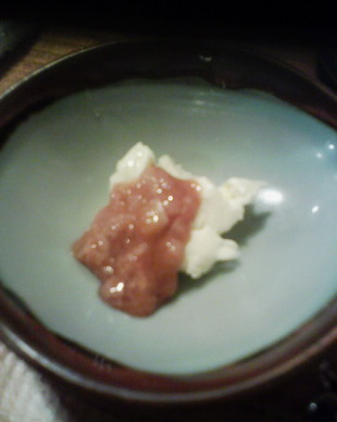 クリームチーズwith塩辛?