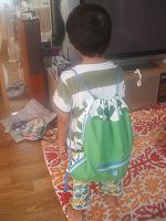 子供用リュック着画