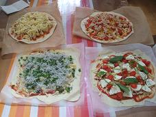 手作りパリパリピザ