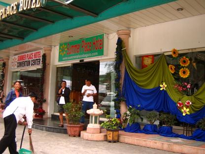 バギオでは高級ホテルのひとつに入るサマープレイスホテル