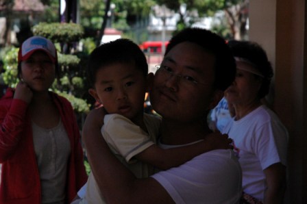 息子のテオン。似てる…笑