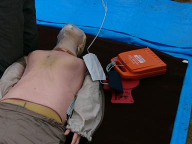 AED機器体験