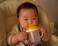 ストロー練習中