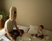 お父さんライオンとこうたろう