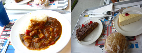 カレーとケーキ