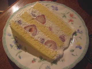 イチゴのショートケーキ