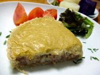 GENMAI quiche with MOCHIKIBI cream