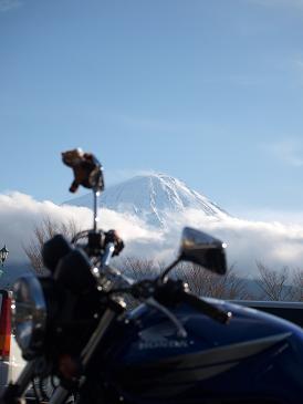 富士山とバイク２