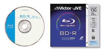 ブルーレイディスク　1回録画　Victor　BV-R130A