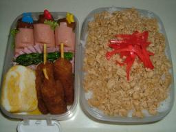 鶏そぼろ弁当（2007.5.27）