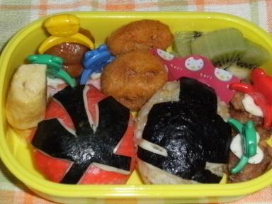 シンケンレッド＆シンケンイエロー弁当（2009.12.26）