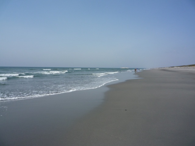 海♪仲田島砂丘の海